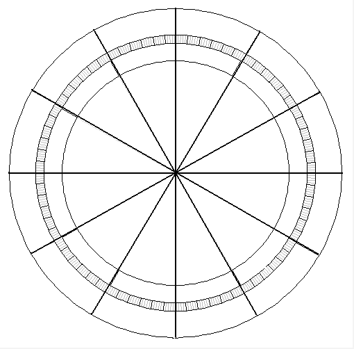 Blank astrology chart image